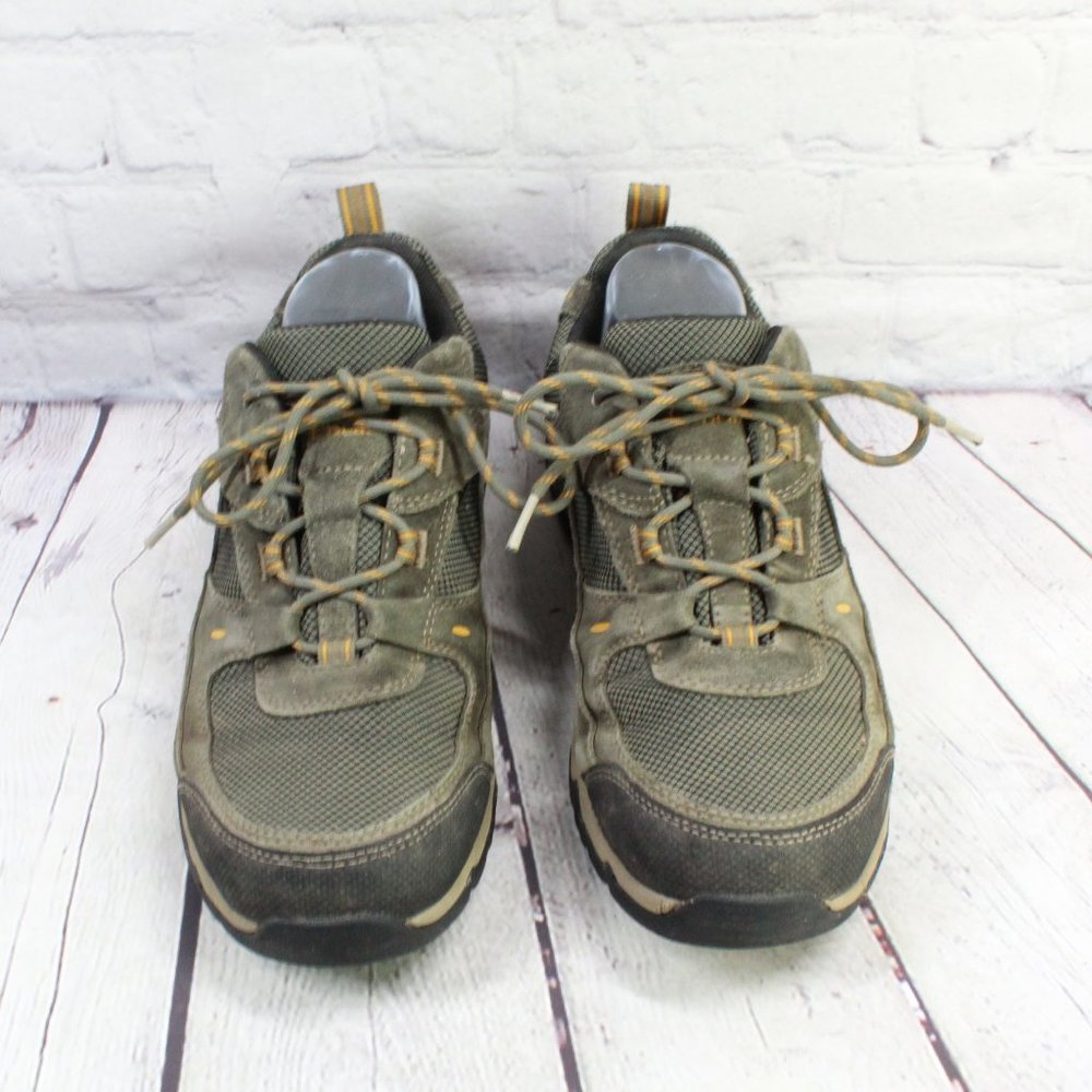 LL BEAN Men's Trail Model 4 Hiking Shoes Brown Canvas Low Top Waterproof 9.5 M - Picture 5 of 9